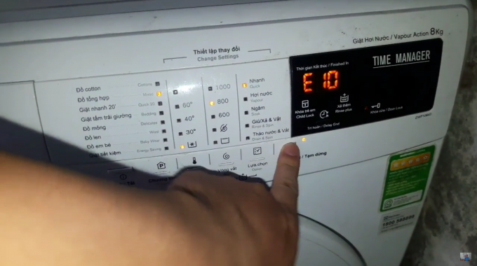 Cách Xử Lí Mã Lỗi E10 Máy Giặt Electrolux Tại Nhà Đơn Giản