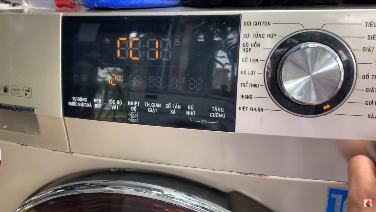 Lỗi FC1 máy giặt aqua