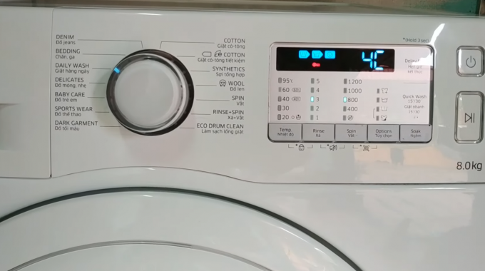 Cách Xử Lí Mã Lỗi 4C Máy Giặt Samsung Tại Nhà Dễ Dàng