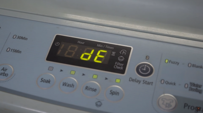 Cách Xử Lí Mã Lỗi DE Máy Giặt Samsung Tại Nhà Đơn Giản