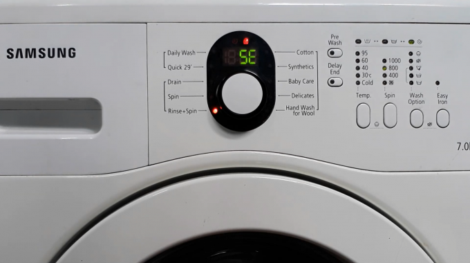 Cách Xử Lí Mã Lỗi 5E Máy Giặt Samsung Tại Nhà Dễ Dàng