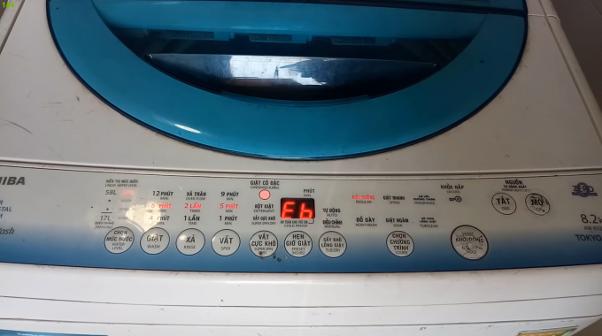 Nguyên Nhân Và Cách Khắc Phục Mã Lỗi EB Máy Giặt Toshiba