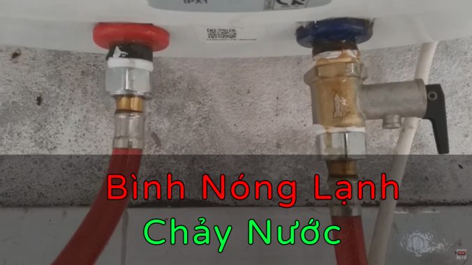 bình nóng lạnh bị rò nước