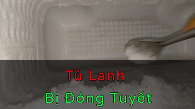 tủ lạnh bị đóng tuyết