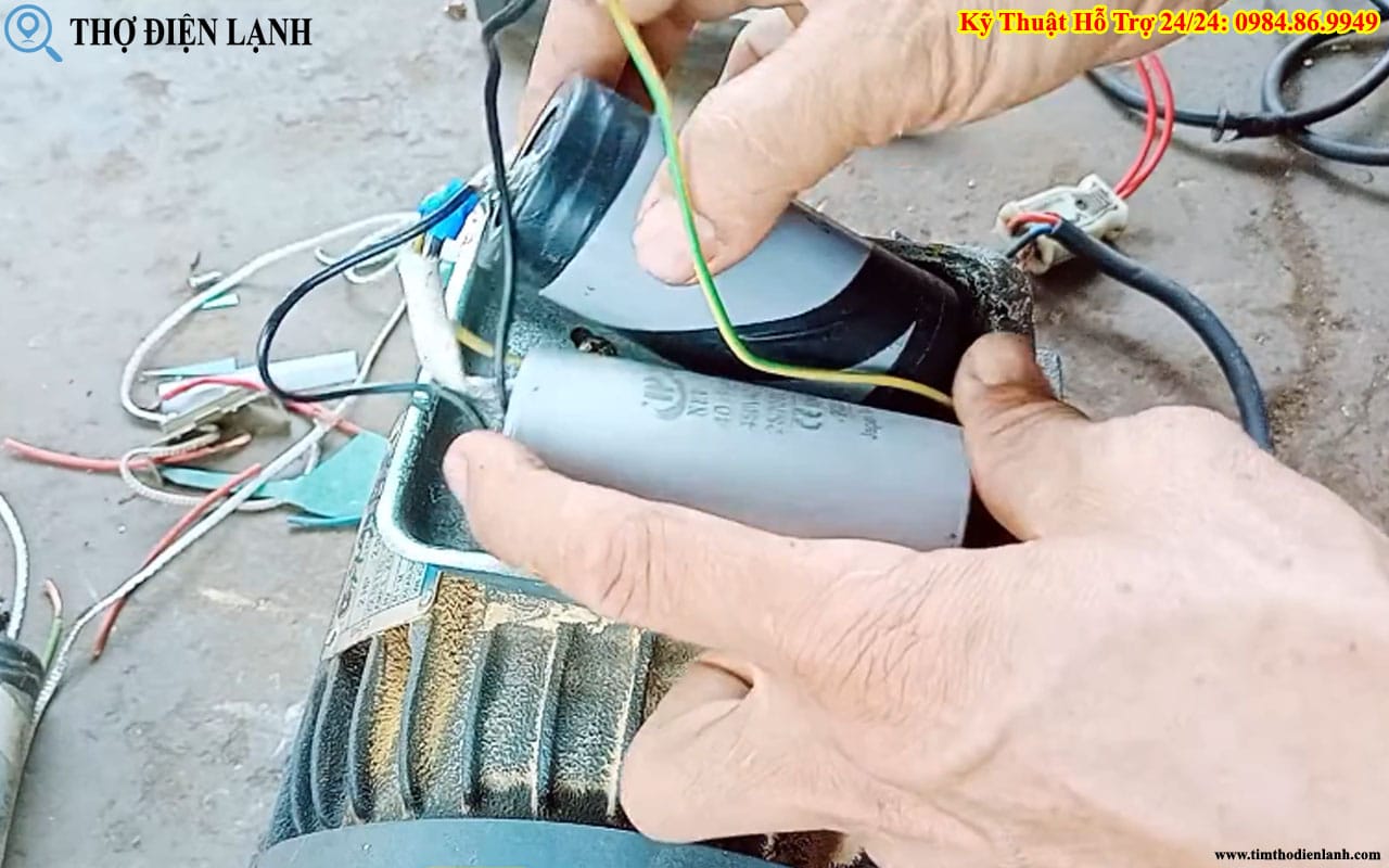 Tụ diện trong máy bơm nước có tác dụng gì