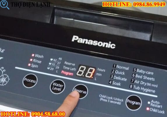 Bảng mã lỗi máy giặt Panasonic