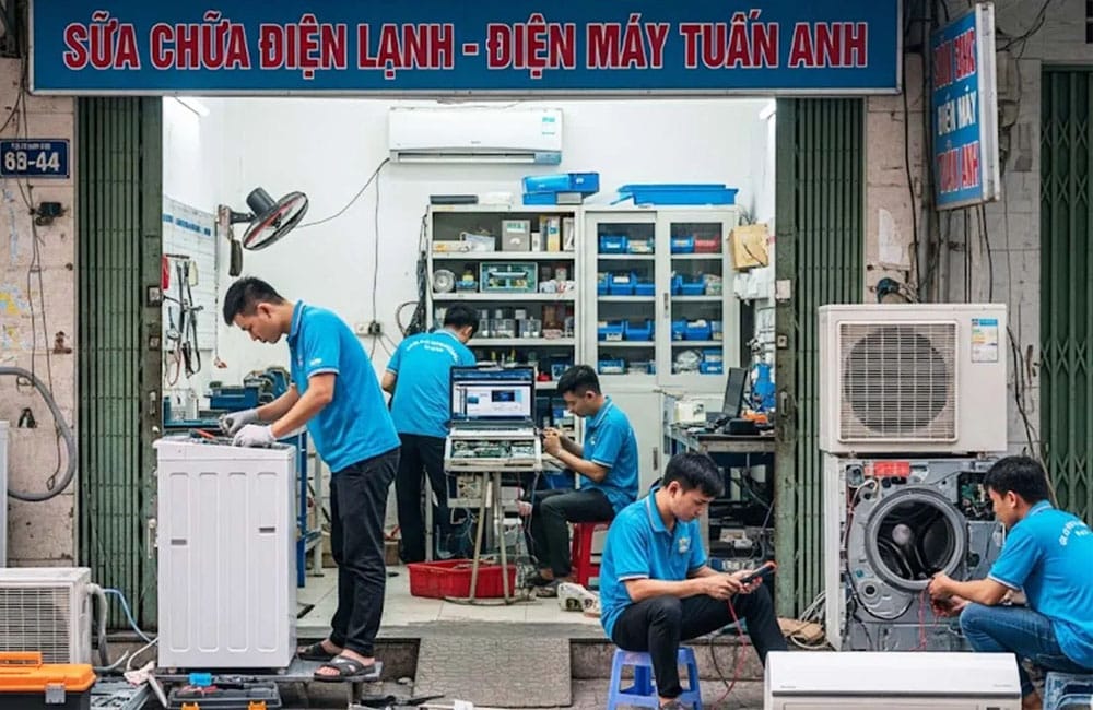 tìm thợ sửa điện lạnh