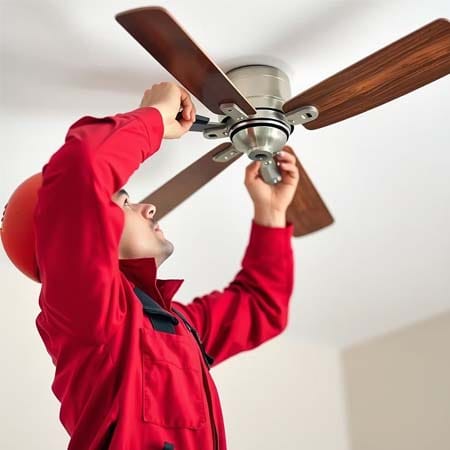 Quạt phát ra tiếng ồn lớn (kêu to "rít", "lọc cọc")