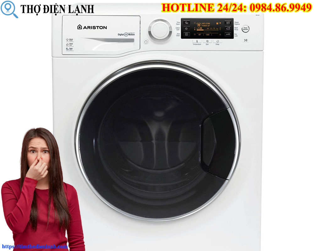 Cảnh Báo Máy giặt Ariston có mùi khét