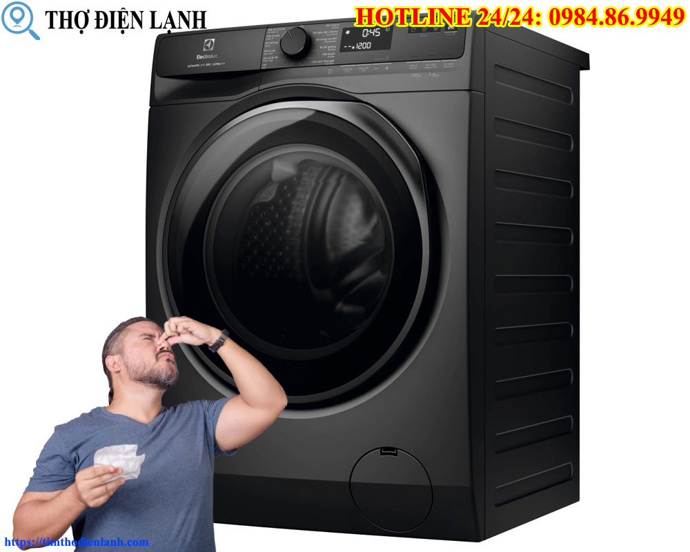 Cảnh Báo Máy giặt Electrolux có mùi khét