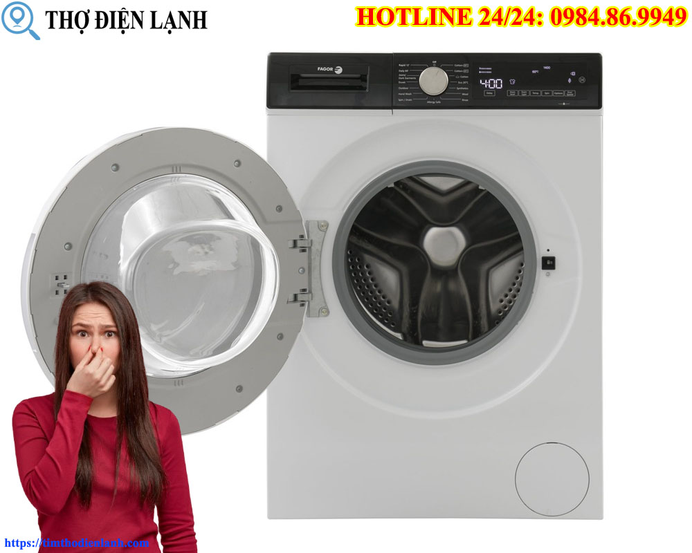Cảnh Báo Máy giặt Fagor có mùi khét