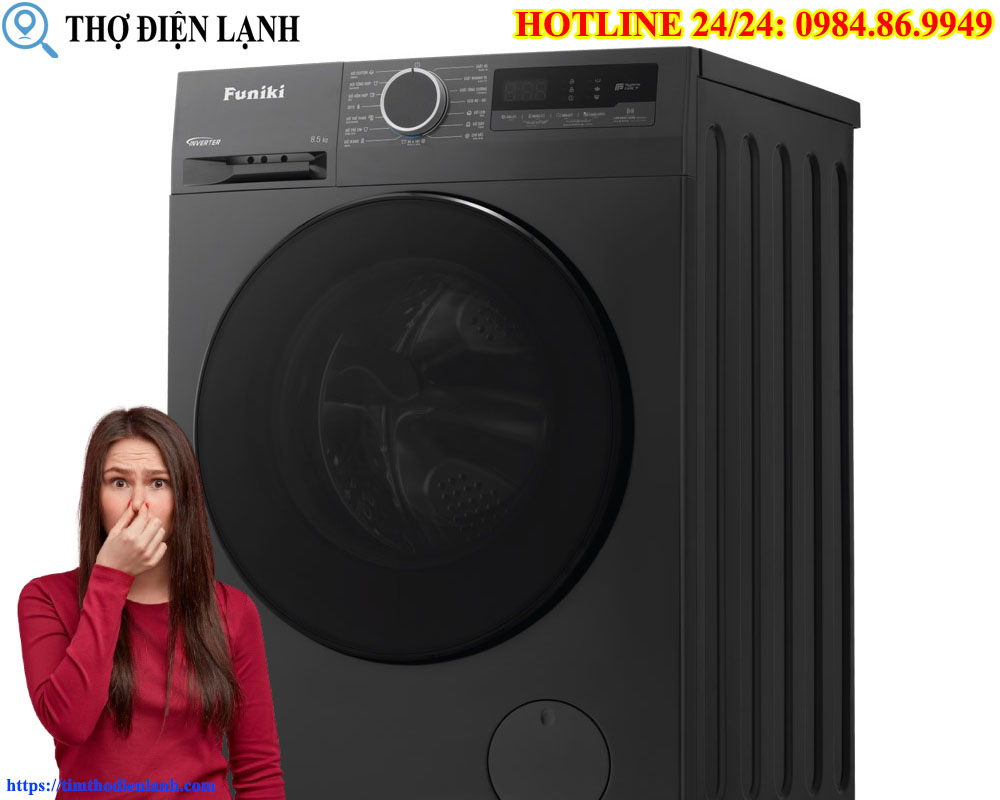 Cảnh Báo Máy giặt Funiki có mùi khét