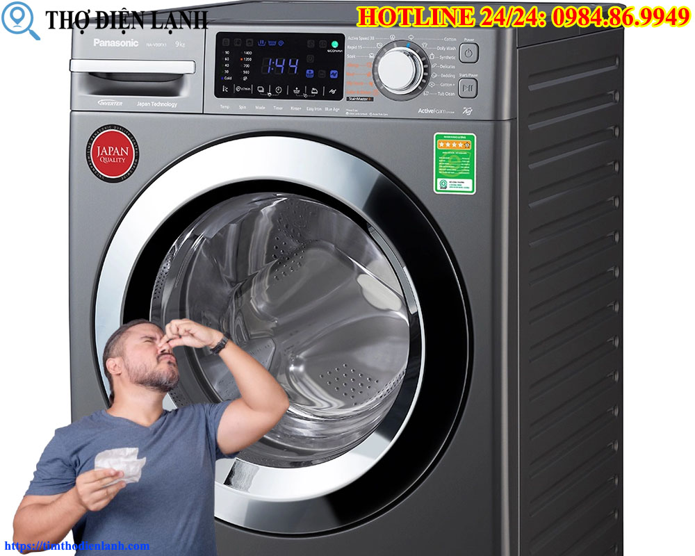 Cảnh Báo Máy giặt Panasonic có mùi khét