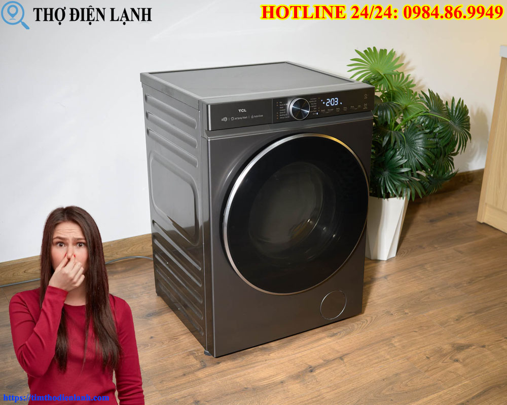 Cảnh Báo Máy giặt TCL có mùi khét