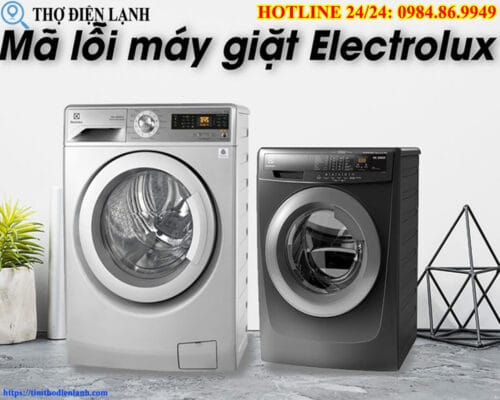 Lỗi cảm biến cửa máy giặt Electrolux