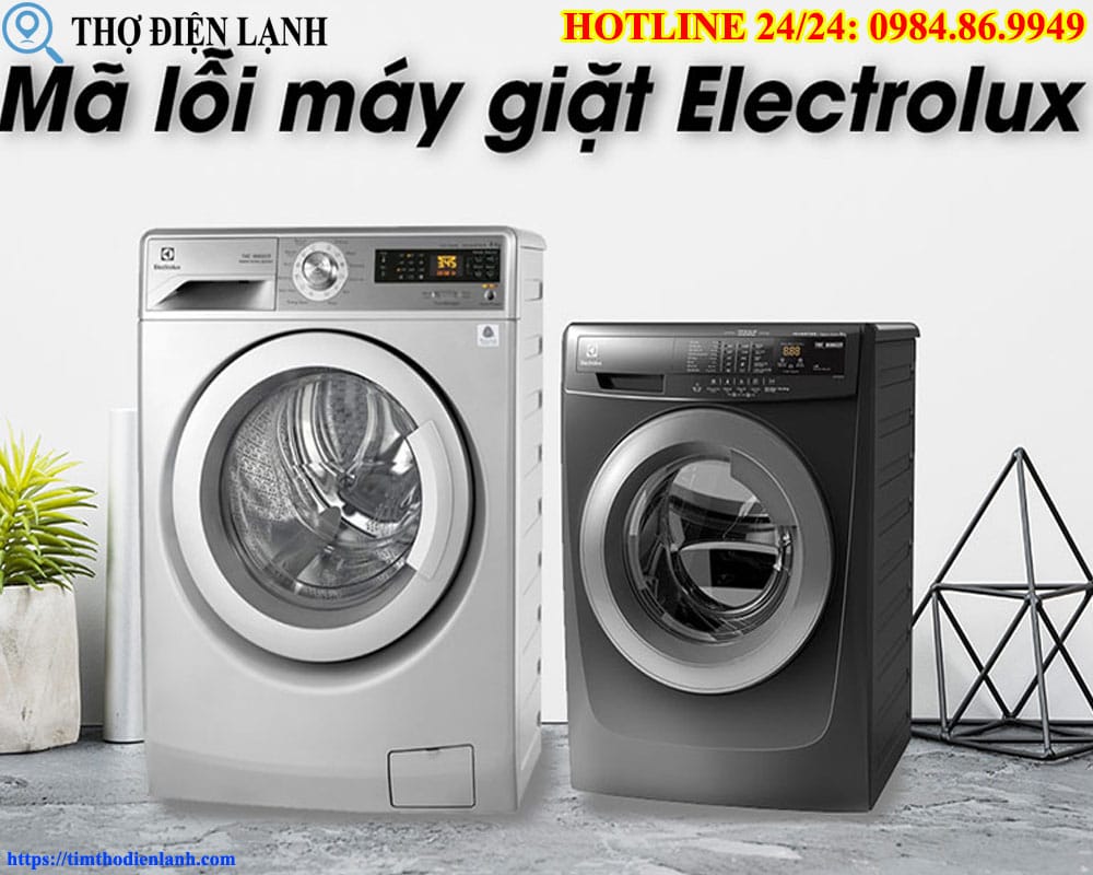 Lỗi cảm biến cửa máy giặt Electrolux