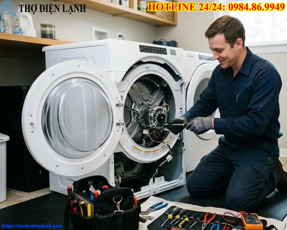Lỗi cảm biến cửa máy giặt Fagor