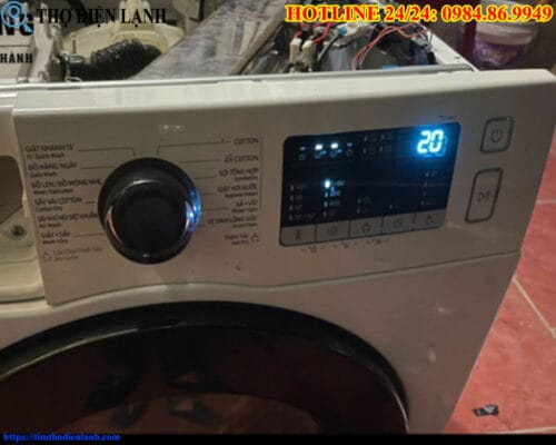 Lỗi cảm biến cửa máy giặt Samsung