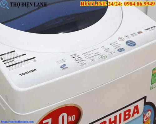 Lỗi cảm biến cửa ở máy giặt Toshiba