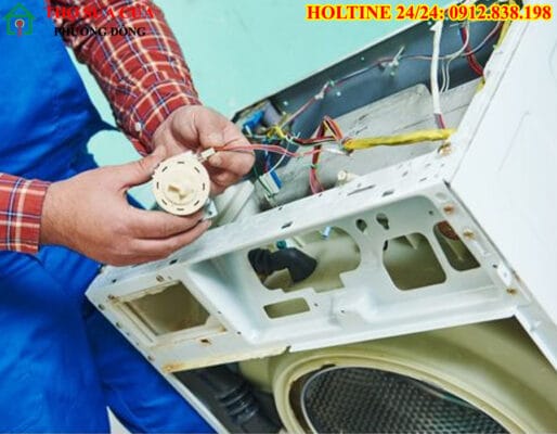 Lỗi cảm biến nhiệt máy giặt