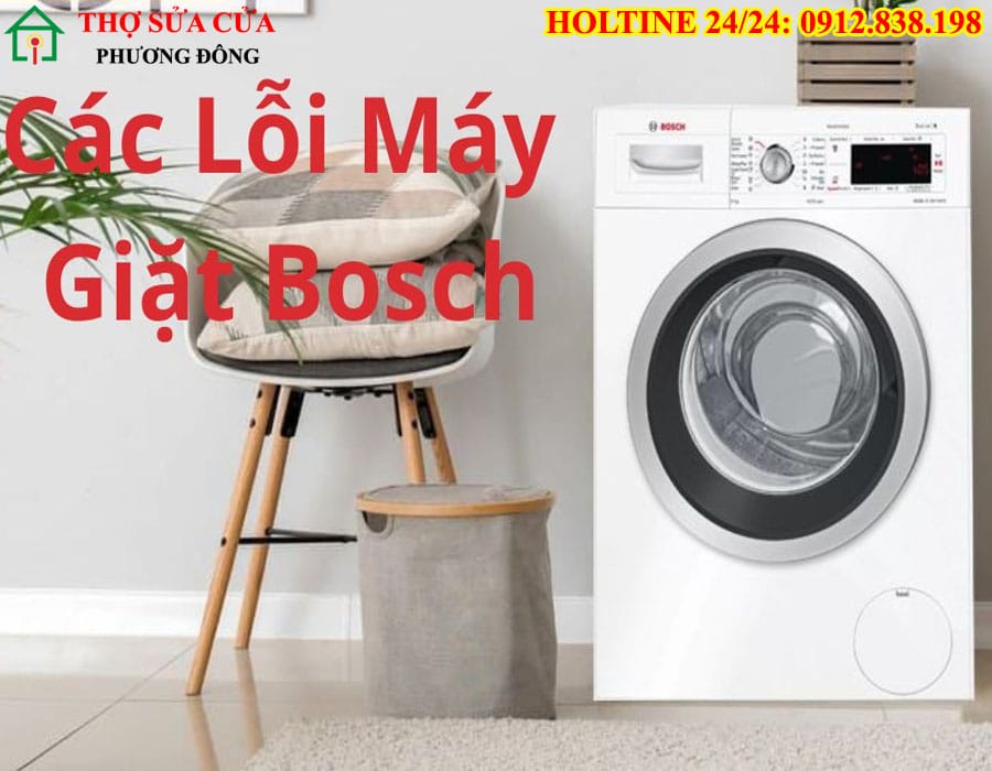 Lỗi cảm biến nhiệt máy giặt Bosch