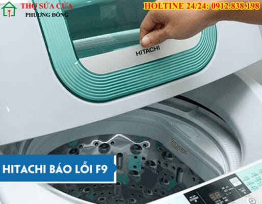 Lỗi cảm biến nhiệt máy giặt Hitachi
