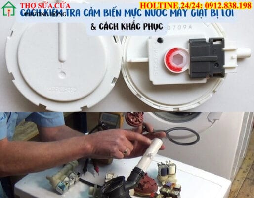 Lỗi cảm biến nhiệt máy giặt Misustar