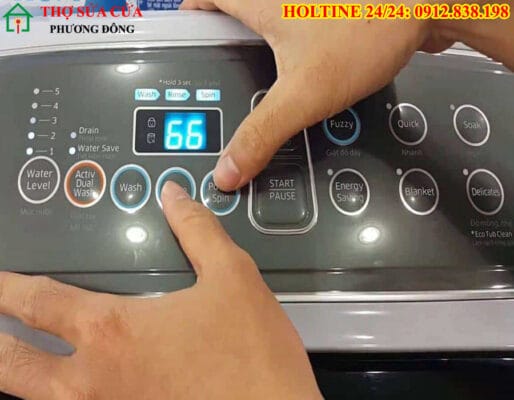 Lỗi cảm biến nhiệt máy giặt Sanyo