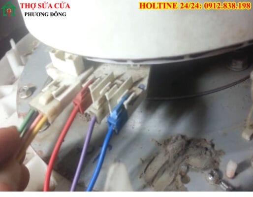 Lỗi cảm biến nhiệt máy giặt Toshiba