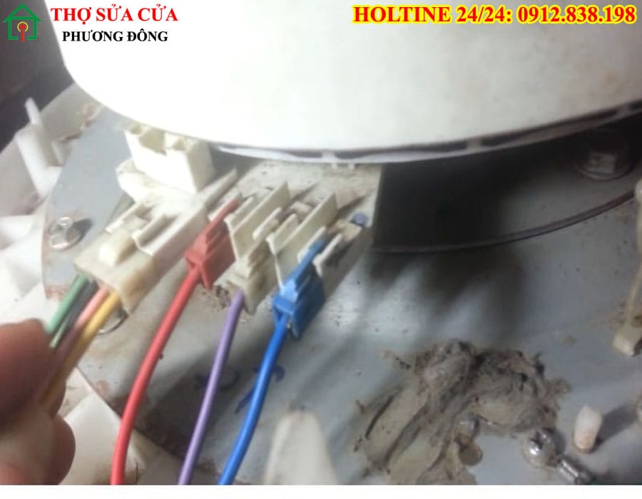 Lỗi cảm biến nhiệt máy giặt Toshiba