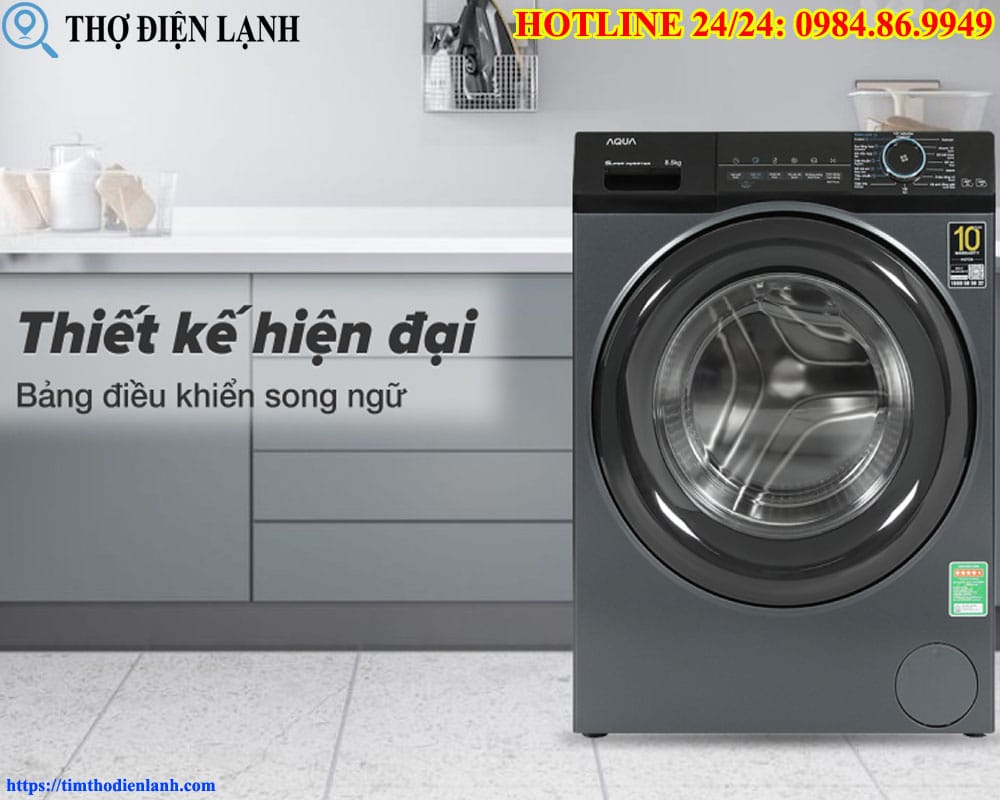 Lỗi thường gặp trên máy giặt Aqua