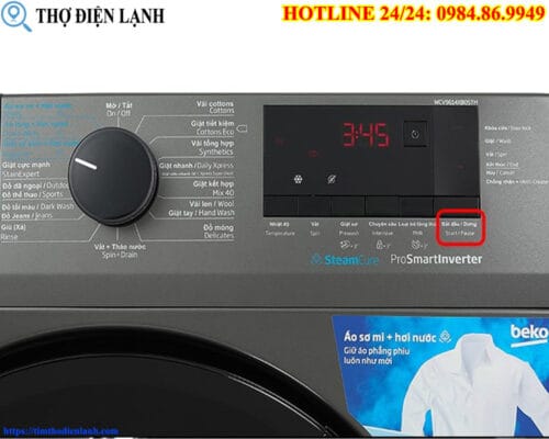 Lỗi thường gặp trên máy giặt Beko