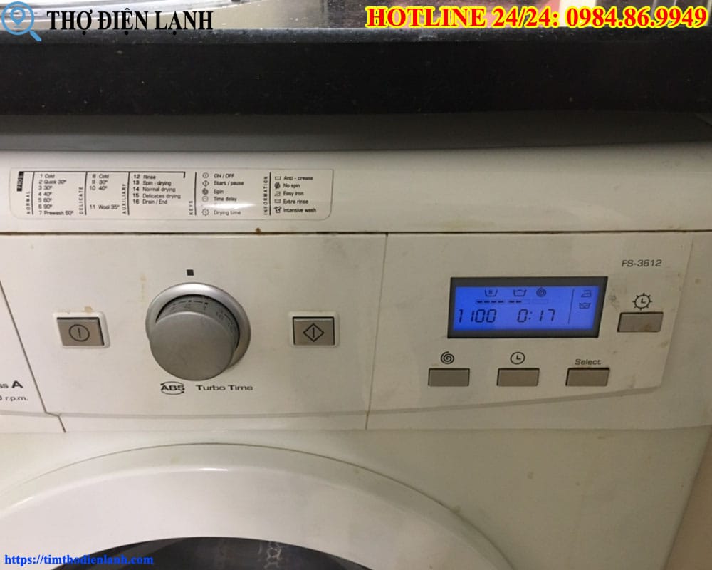 Lỗi thường gặp trên máy giặt Fagor