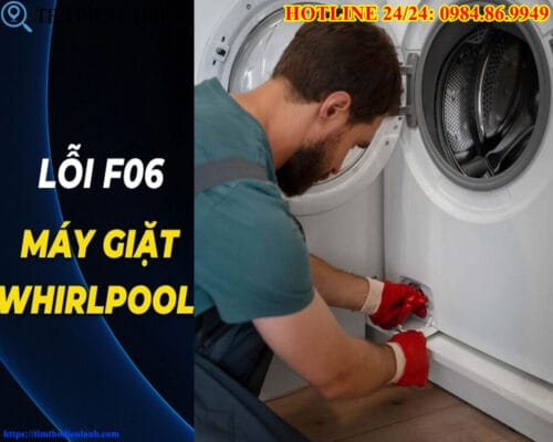 Lỗi thường gặp trên máy giặt Whirlpool
