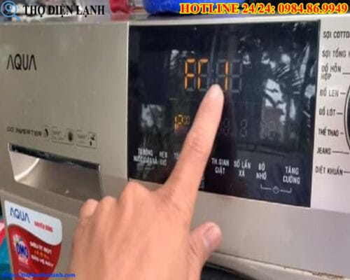 Máy giặt Aqua báo lỗi liên tục