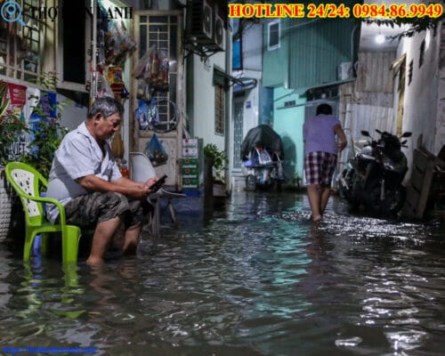 Máy giặt Aqua bị ngập nước