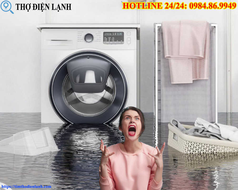 Máy giặt Beko bị ngập nước