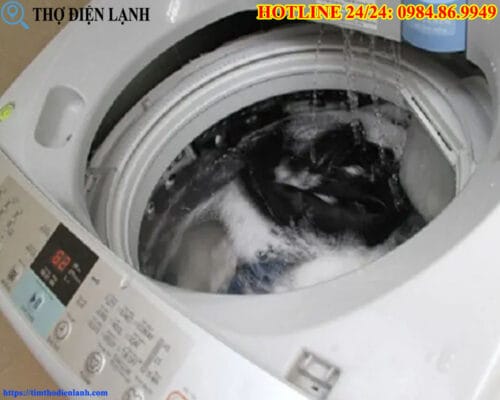 Máy giặt Bosch bị tràn nước