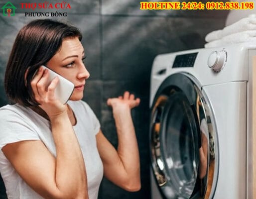 Máy giặt Casper không mở được cửa