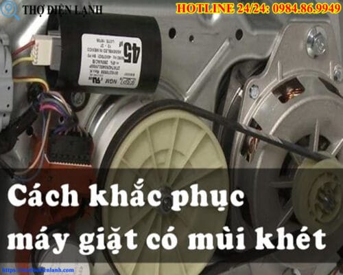 Máy giặt Electrolux có mùi khét