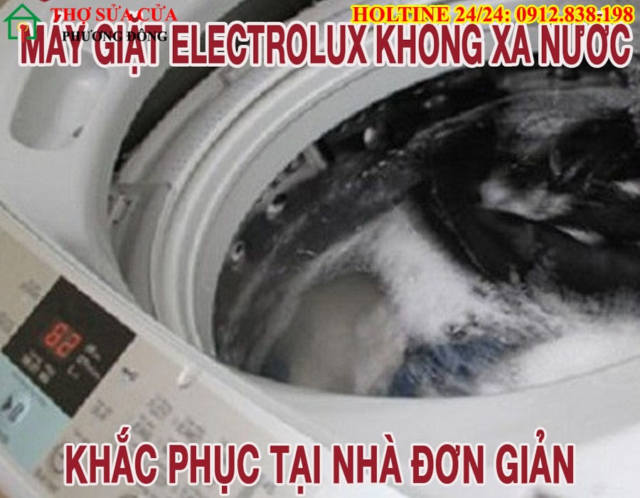 Máy giặt Electrolux không xả nước