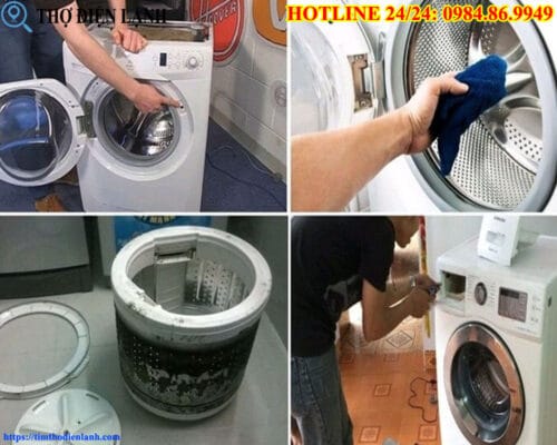 Máy giặt Fagor bị tràn nước