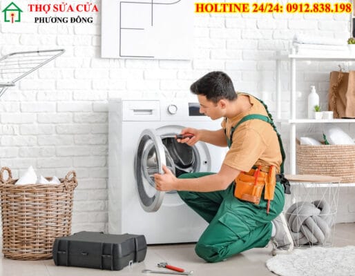 Máy giặt Hitachi không mở được cửa