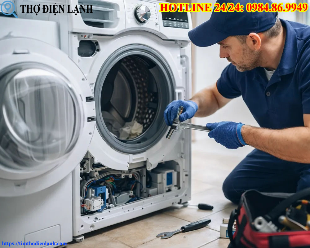Máy giặt Kangaroo bật nguồn nhưng không hoạt động