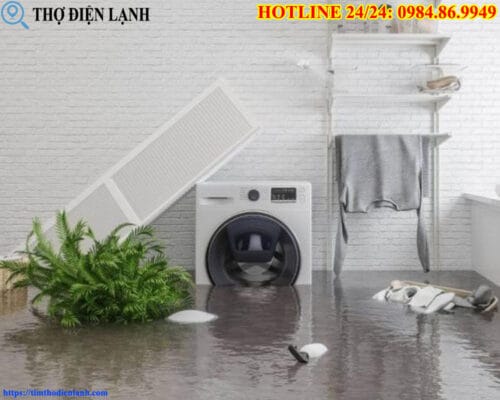 Máy giặt Kangaroo bị ngập nước