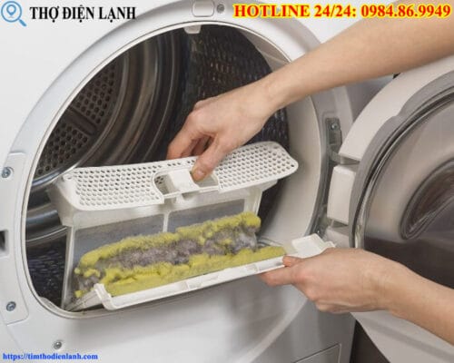 Máy giặt Kangaroo có mùi khét