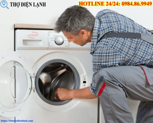 Máy giặt LG có mùi khét