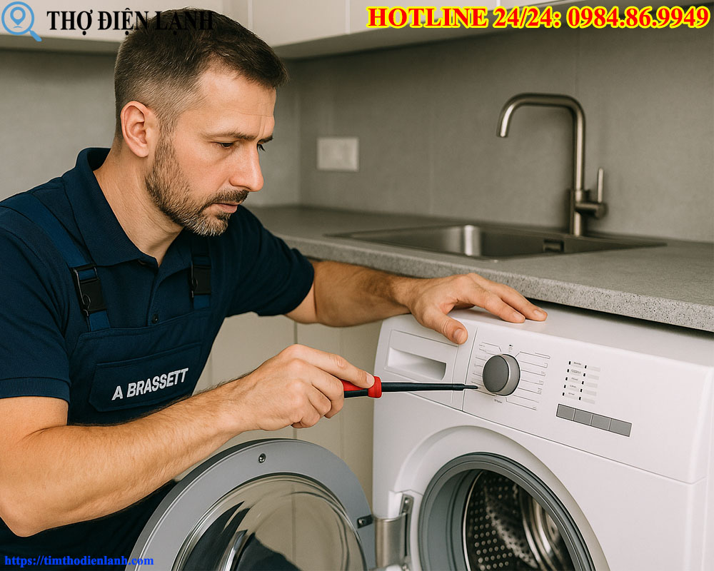 Máy giặt LG đang chạy bỗng tắt