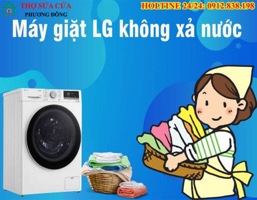Máy giặt LG không xả nước