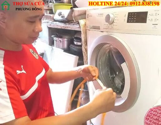 Máy giặt Misustar không mở được cửa